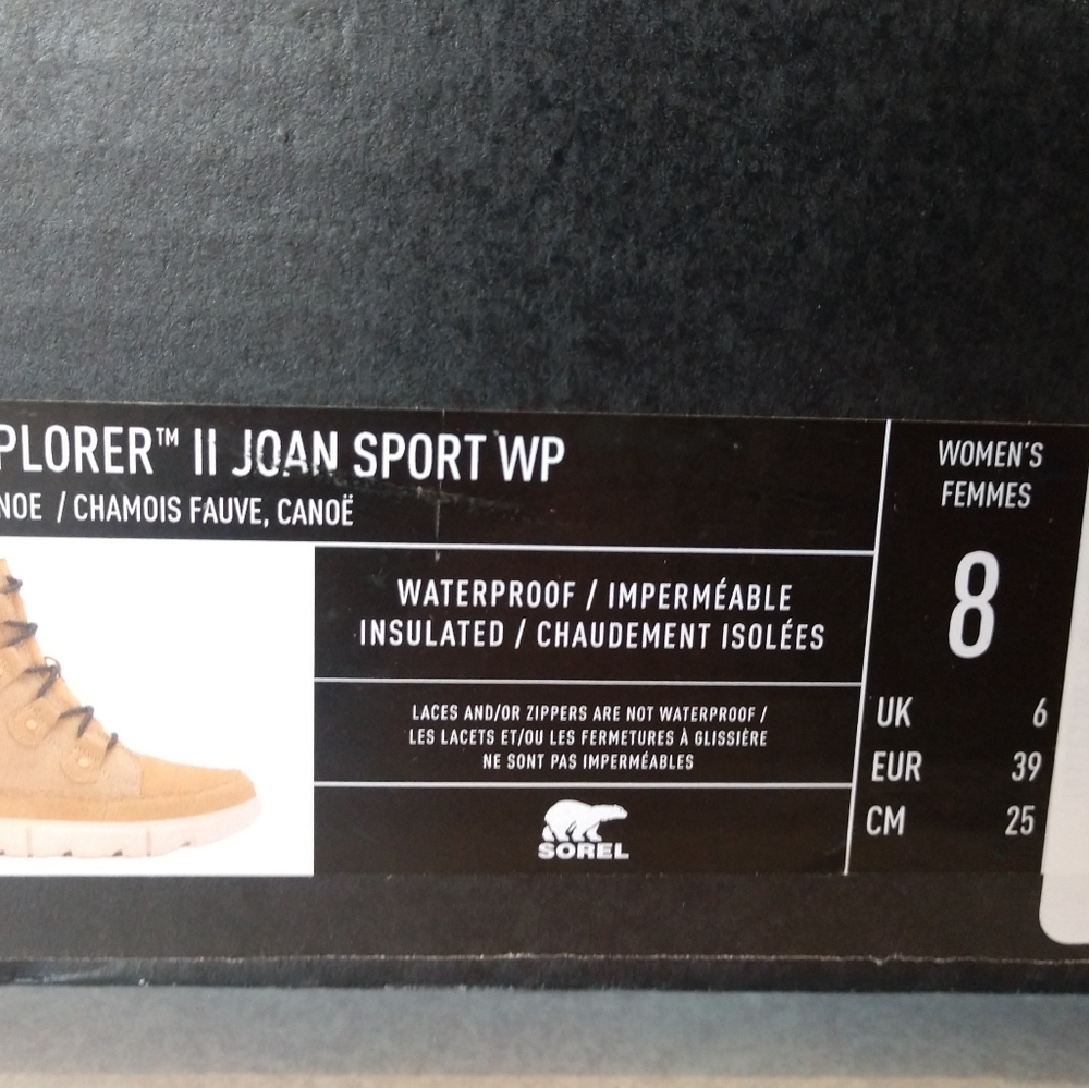 NWT Sorel explorer Joan II Woman's 8 Sport - Picture 8 of 11